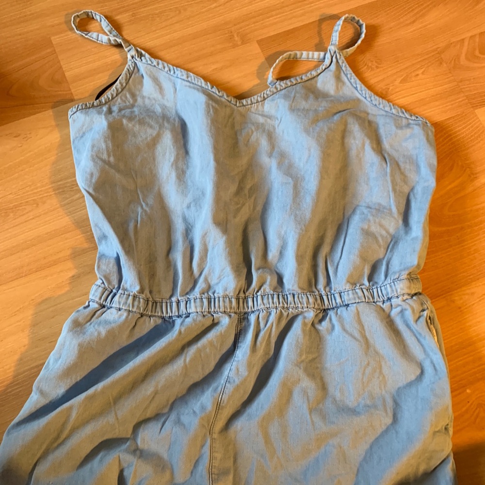 Denim romper